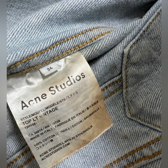 Acne studios denim jacket - Picture 5 of 6
